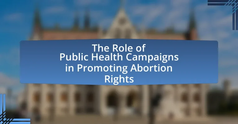 The Role of Public Health Campaigns in Promoting Abortion Rights