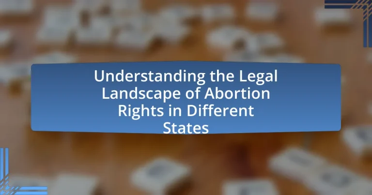 Understanding the Legal Landscape of Abortion Rights in Different States