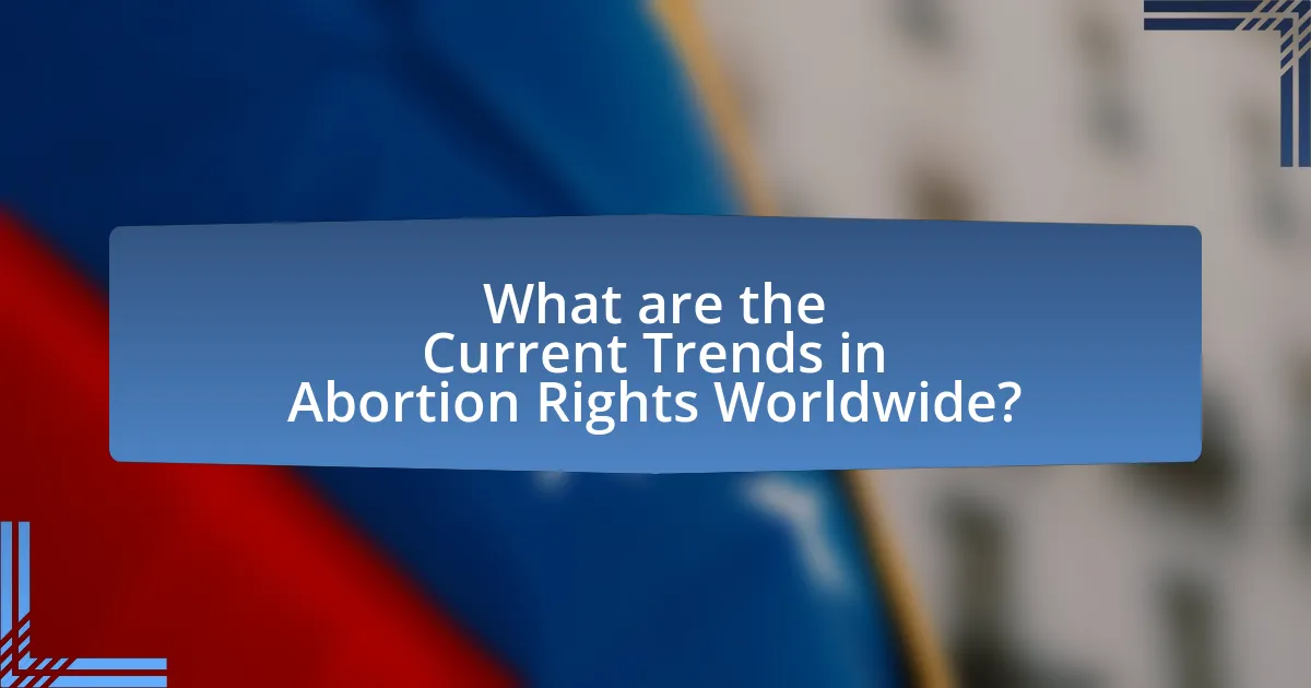 What are the Current Trends in Abortion Rights Worldwide?